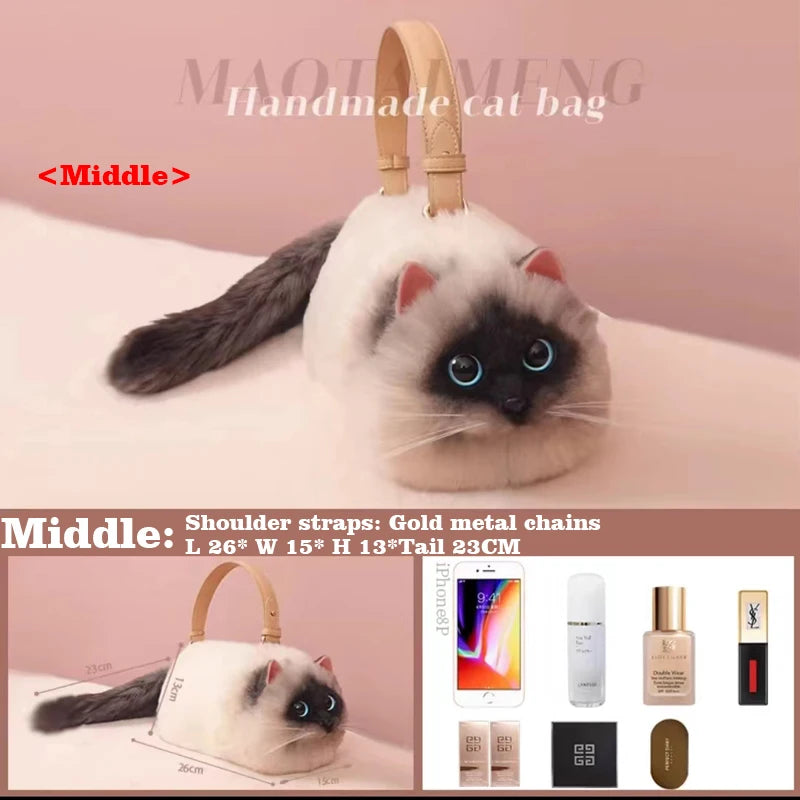 Siamese Kittypuse Handbag