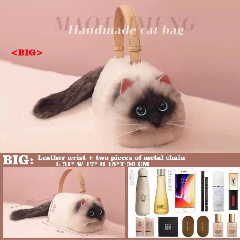 Siamese Kittypuse Handbag